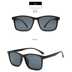 Men's Vintage Square Polarized Sunglasses UV Protection