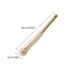 Long Wooden Handle Brush Set for Kitchen Glass Insulated