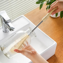 Long Wooden Handle Brush Set for Kitchen Glass Insulated