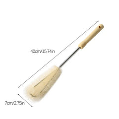 Long Wooden Handle Brush Set for Kitchen Glass Insulated