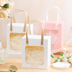 Transparent Window Handbag Gift Bag for Bridesmaid
