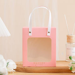 Transparent Window Handbag Gift Bag for Bridesmaid