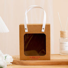 Transparent Window Handbag Gift Bag for Bridesmaid