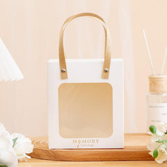 Transparent Window Handbag Gift Bag for Bridesmaid