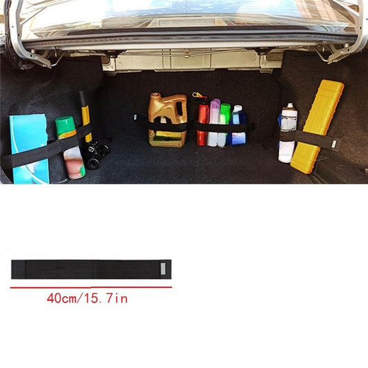 Car Trunk Organizer Elastic Fixing Belt Storage Bag Tapes
