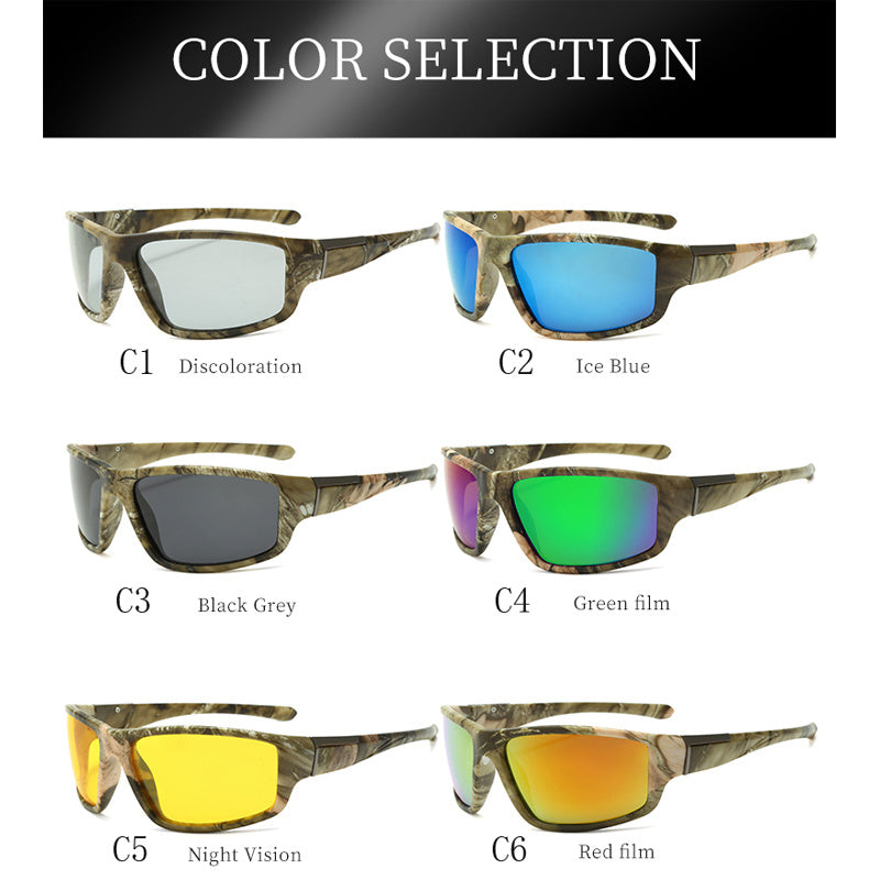 Men's Polarized Sunglasses Photochromic Lenses UV Protection