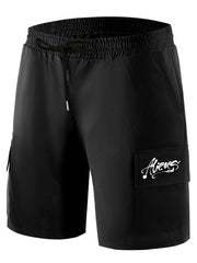 Men's Waist Drawstring Cargo Shorts for Summer