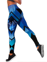 Wolf Print Tank Top & Leggings Set