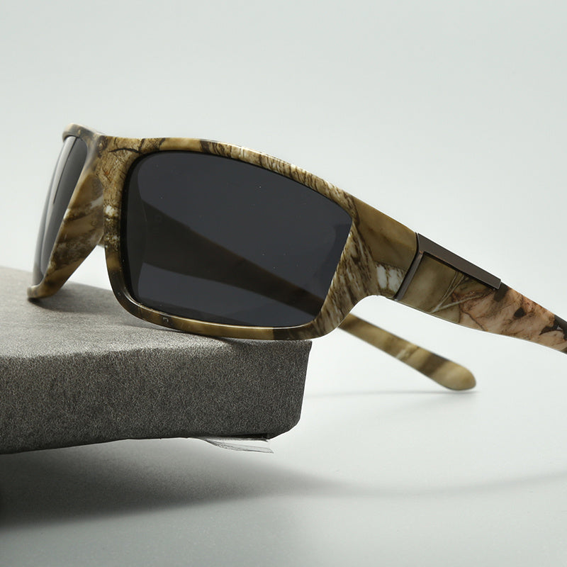 Men's Square Frame Polarized Photochromic Sunglasses UV Protection