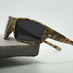 Men's Square Frame Polarized Photochromic Sunglasses UV Protection