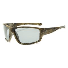 Men's Square Polarized Photochromic Sunglasses UV Protection