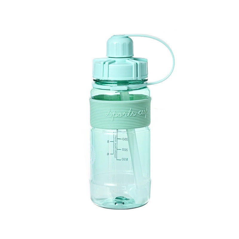 Sports Water Cup Fitness Outdoor Riding Creative Water Cup Bottle With Straw