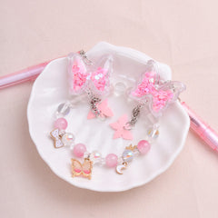 Butterfly LED Glow Watch Set with Coin Purse & Hair Clip