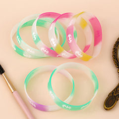 3pcs Basketball Silicone Bracelet Waterproof Wristband Accessories