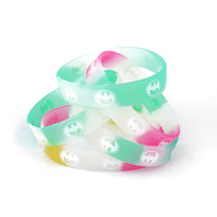 3pcs Basketball Silicone Bracelet Waterproof Wristband Accessories