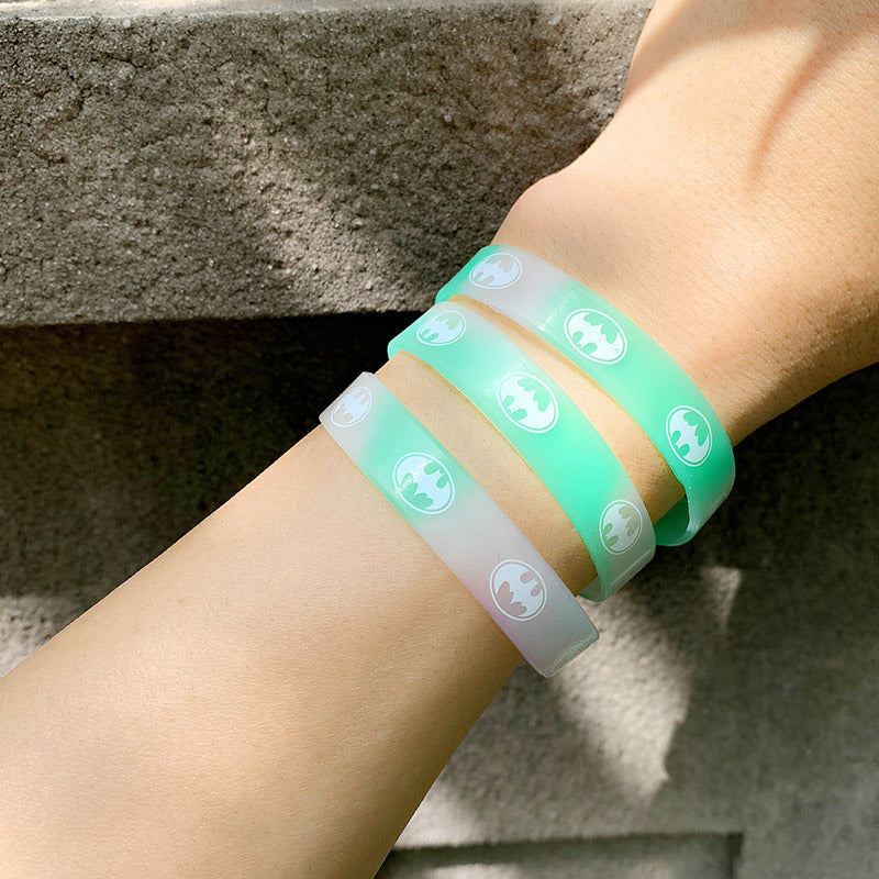 3pcs Basketball Silicone Bracelet Waterproof Wristband Accessories
