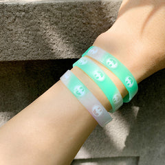 3pcs Basketball Silicone Bracelet Waterproof Wristband Accessories