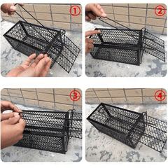 Humane Rat Cage Mice Rodent Animal Control Catch Bait Hamster Mouse Trap