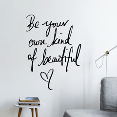 English Wall Sticker Warm Home Bedroom Studio Background Wall Decor