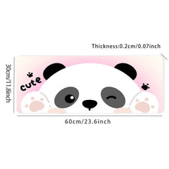 Panda Large Gaming Mouse Pad E Sports Office Keyboard Pad Non Slip Mat