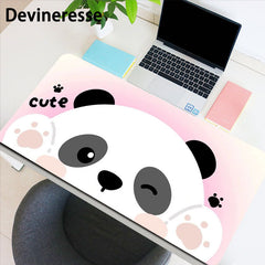 Panda Large Gaming Mouse Pad E Sports Office Keyboard Pad Non Slip Mat