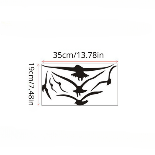Seagulls Birds Fly Sticker Wall Decor Waterproof