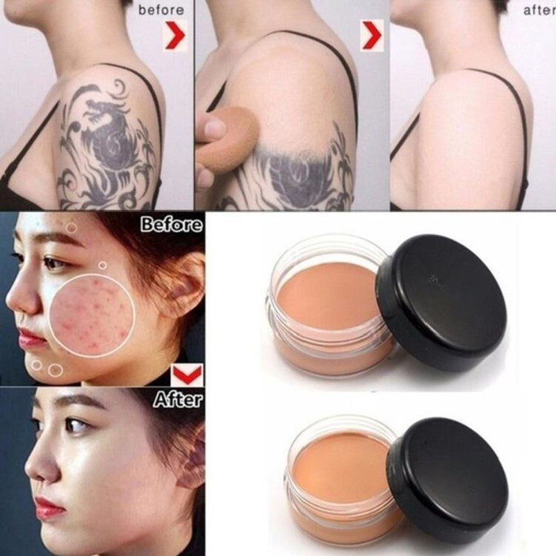 Full Coverage Cream Concealer Makeup for Flawless Skin