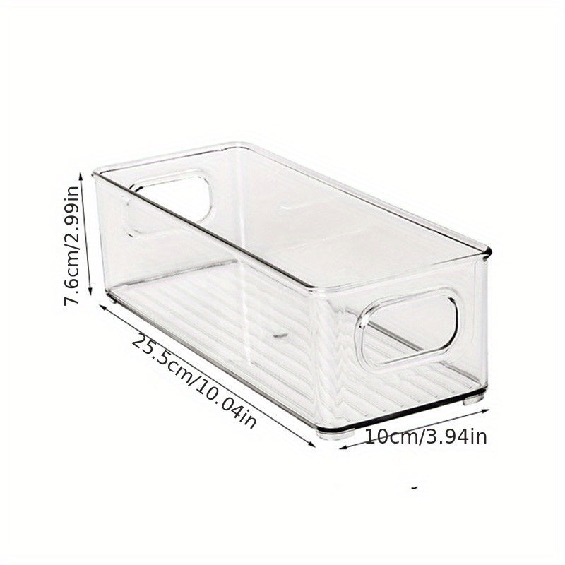 Stackable Refrigerator Storage Box With Handle Kitchen Fruit And Vegetable