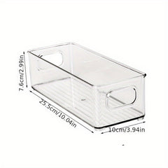 Stackable Refrigerator Storage Box With Handle Kitchen Fruit And Vegetable