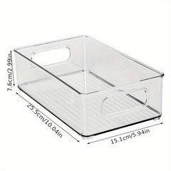Stackable Refrigerator Storage Box With Handle Kitchen Fruit And Vegetable