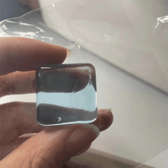Ice Block Toy for Kids - Transparent and Squeezable Ice Simulation