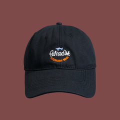 Shark Embroidery Baseball Cap American Casual Sunshade S