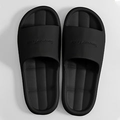 Women's Solid Slippers Casual Open Toe Non Slip Slides Shoes Summer