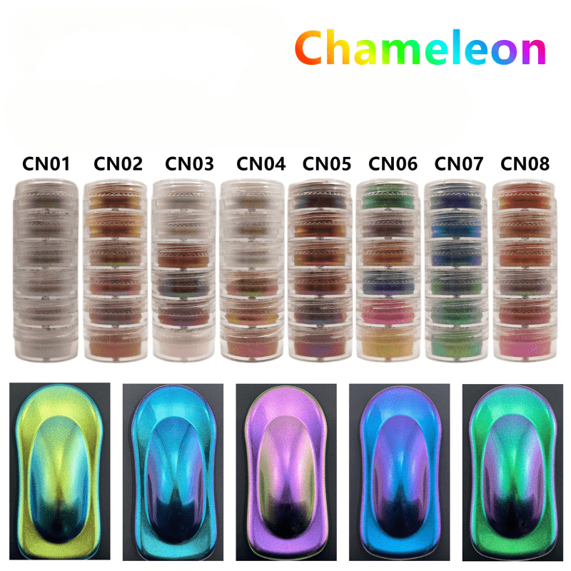 DIY Chameleon Pigment Set for Shimmery Crafts