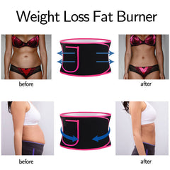 Silver Fabric Waist Protector Sweatband Adjustable Waist Training Fitness Belt