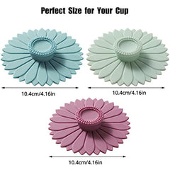 Multicolored Sunflower Silicone Cup Cover for Mugs and Tea Pots