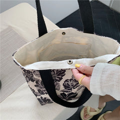 Pattern Satchel Bag Lightweight Storage Handbag Portable Bag