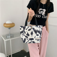 Pattern Satchel Bag Lightweight Storage Handbag Portable Bag