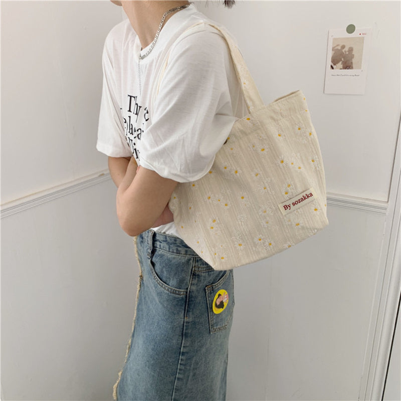 Pattern Satchel Bag Lightweight Storage Handbag Portable Bag