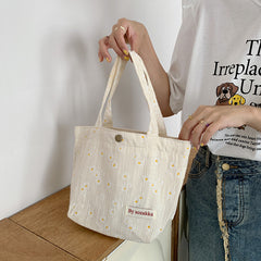 Pattern Satchel Bag Lightweight Storage Handbag Portable Bag