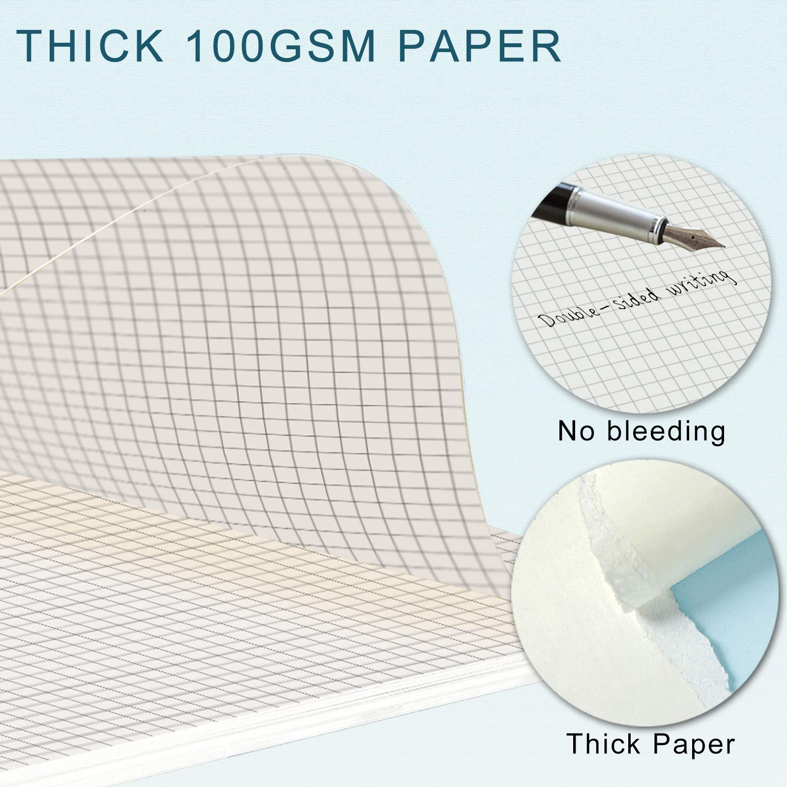 A5 Filler Paper 90 Pages 100GSM 6 Ring Loose Leaf Paper
