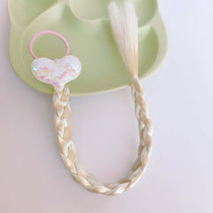 Little Girl Heart Shape Quicksand Wig Braid