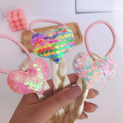 Little Girl Heart Shape Quicksand Wig Braid