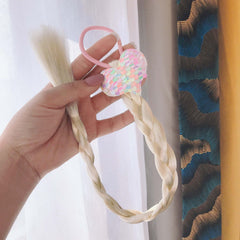 Little Girl Heart Shape Quicksand Wig Braid