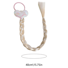 Little Girl Heart Shape Quicksand Wig Braid
