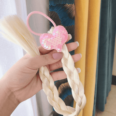Little Girl Heart Shape Quicksand Wig Braid