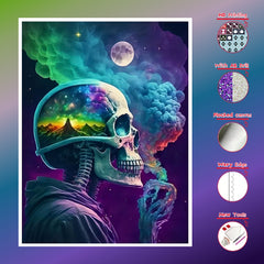 Diamond Painting Kits 5D Flocked Canvas Round & Square Core 12 16in