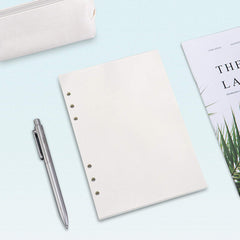 A5 Filler Paper 90 Pages Blank Loose Leaf Paper 6 Hole Punched