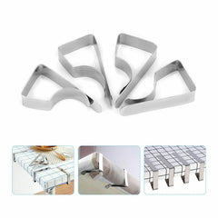 24Pcs Stainless Steel Tablecloth Clamps Table Cloth Clips Holder Clip
