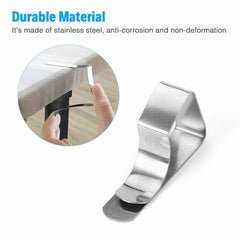 24Pcs Stainless Steel Tablecloth Clamps Table Cloth Clips Holder Clip